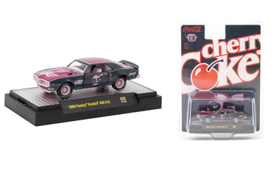 M2Machines 52500-A39 1:64th Scale Cherry Coke 1968 Pontiac Firebird 400 H.O - CHASE!