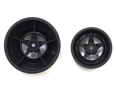 JCO3387B Startec Street Eliminator Drag Racing Wheels (Black) w/12mm
