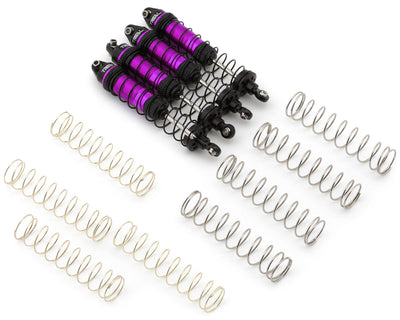 TLHTLMT18-99 Front/Rear Shocks Purple Mini LMT