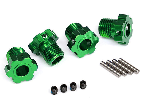 8654G Wheel Hubs 17mm Green