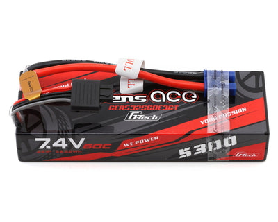 GEA532S60E3GT G-Tech Smart 2S LiPo Battery 60C (7.4V/5300mAh) w/EC3 Connector