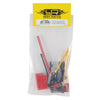YA-0356RD Yeah Racing 6-Piece Scale Tool Set (Red) w/Axe, Shovel, Oil Tank, Jack, Winch