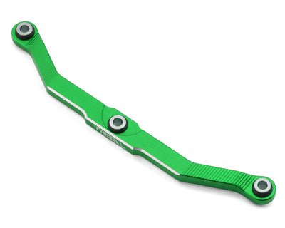 TLHTTRX-4M-14 TREAL TRX-4M Front Steering Link, Aluminum 7075 CNC Machined Upgrades for 1/18 TRX4M Defender Bronco-Green