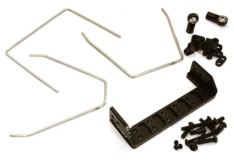 INTC28411BLACK Anti Roll Stabilizer Sway Bar Kit Crawler