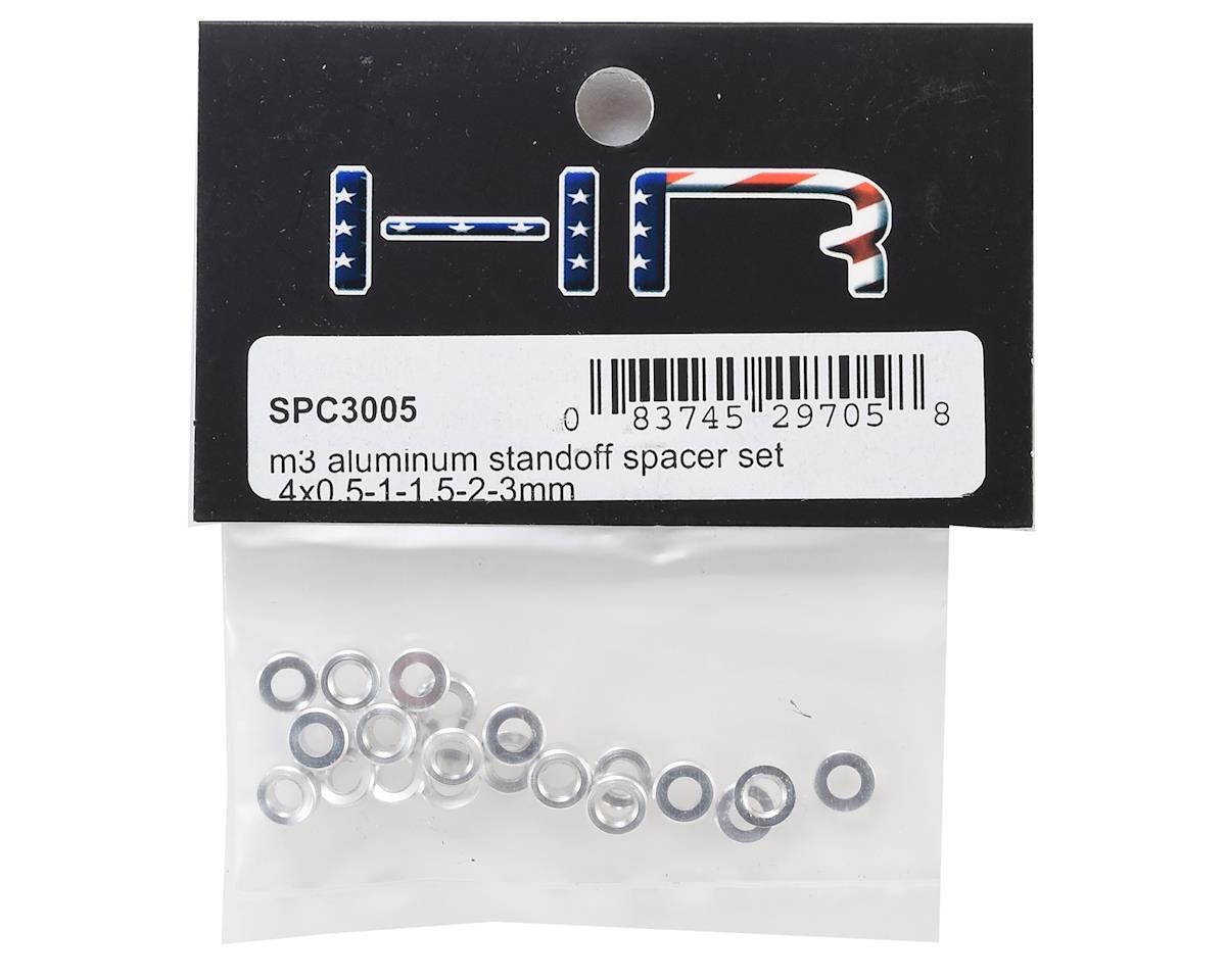HRSPC3005 Hot Racing M3 Aluminum Standoff Spacer Set (0.5, 1, 1.5, 2, 3mm)