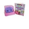 MK-MINI-PK-1 MushyKinz Mystery Mini Mushy 1 Pack Squishy Collectible Figures 1 Tara Squishy Includes 1 Bag of Sprinkles and 1 Bag of Flocking