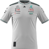 JX5795 Mercedes AMG Petronas Formula 1 2025 Men's Team Driver Authentic Jersey - White