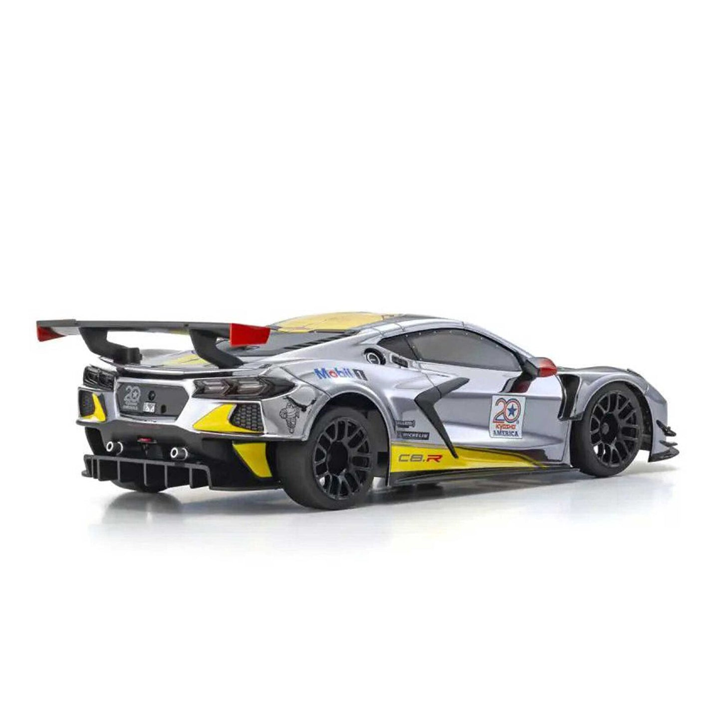 KYO32356CRY MINI-Z RWD MR-04 readyset CHEVROLET® CORVETTE® C8.R  Kyosho America 20th Anniversary - Chrome / Yellow