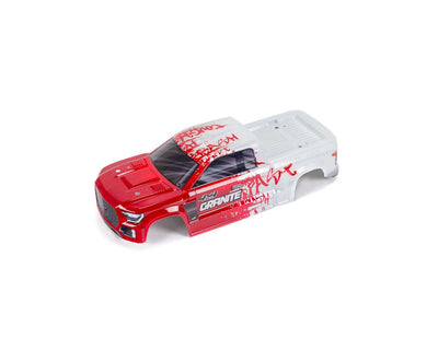 ARA402306 1/10 Painted Body, Red: GRANITE 4X4 BLX