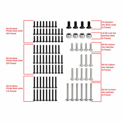 HRSXTY14SS Steel Hardware 100 Pieces - SCX30