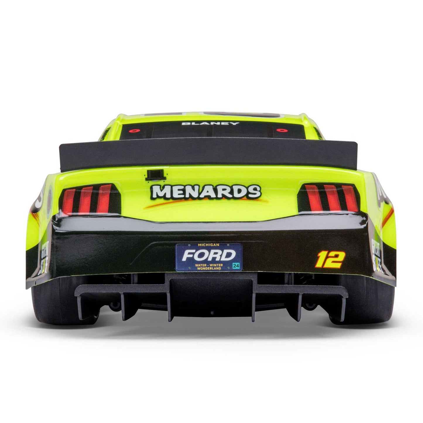 LOS1122412 1/12 AWD NASCAR RC Race Car RTR, Ryan Blaney #12 Menards 2024 Ford Mustang