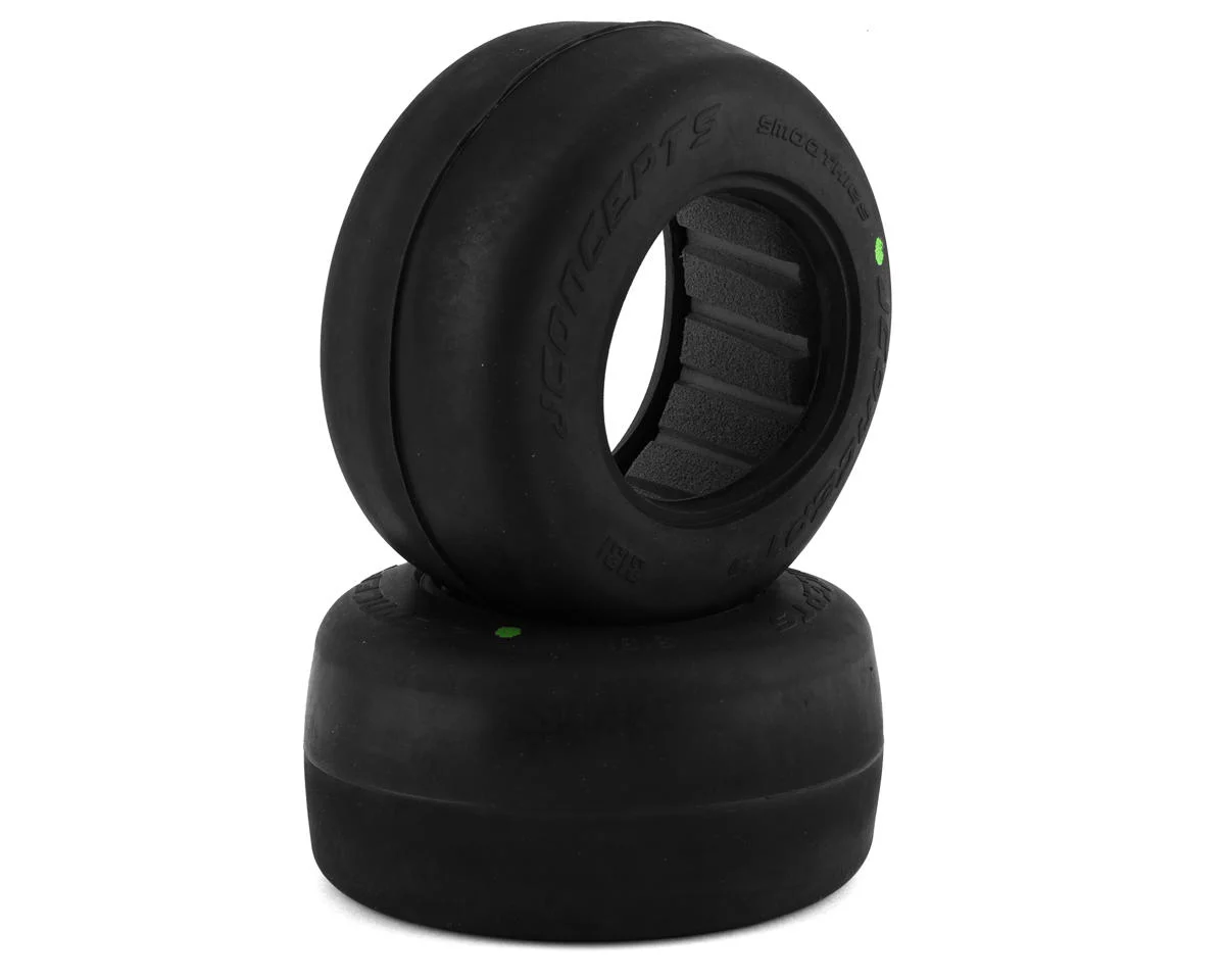 JCO3131-02 Smoothies Short Course Tires (2) (Green)