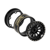 W7005BB-19 INJORA 0.7" D19 Ripple Black Brass Wheels for 1/30 SCX30