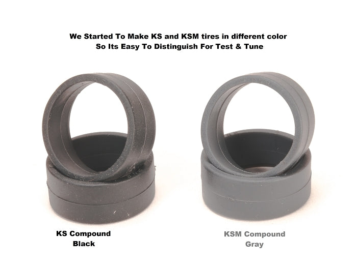 KSM534 PN Racing Mini-Z KS-M Compound RCP Low Profile Slick 8.5mm Tire Soft 34 Shore (2pc)