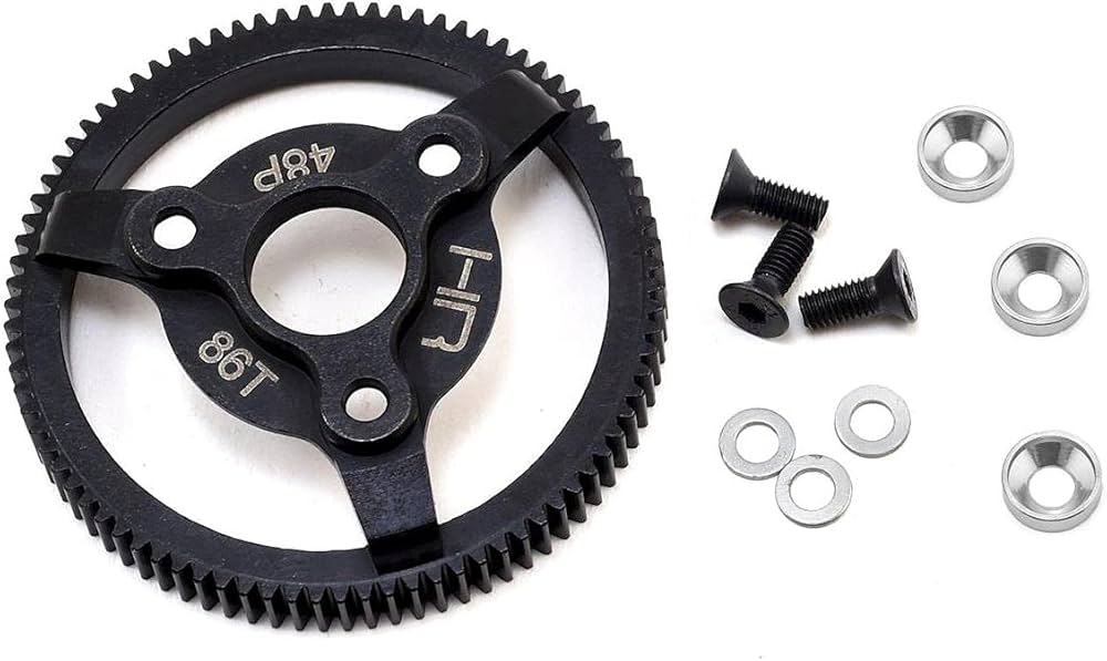 HRSTE886 - Hardened Steel Spur Gear (86t 48p)(Silver) - TRA