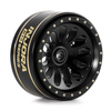W7005BB-19 INJORA 0.7" D19 Ripple Black Brass Wheels for 1/30 SCX30