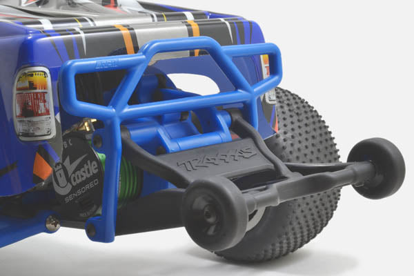 70815 Blue Rear Bumper for the Traxxas electric Rustler