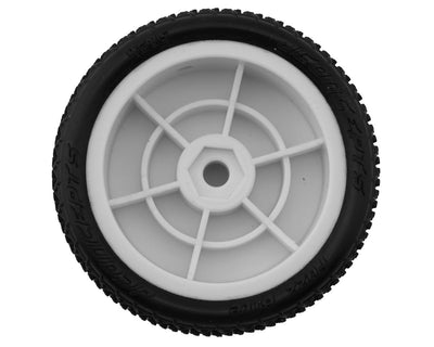 JCO4085-1211 Mini-B Fuzz Bite Pre-Mounted Front Tires (White) (2) (Pink)