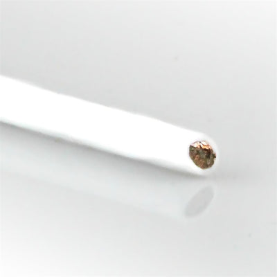 CSE011-0032-00 Castle Wire - 10 Gauge - White - 36"