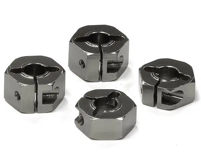 INTT8677GREY Billet Machined Hex Wheel Hubs 2WD