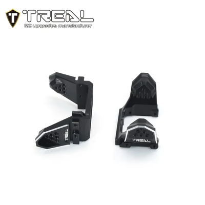 X003LB5YZR TREAL Aluminum 7075 Front & Rear Shock Mounts for TRX4M 1/18 Upgrades Parts-Black