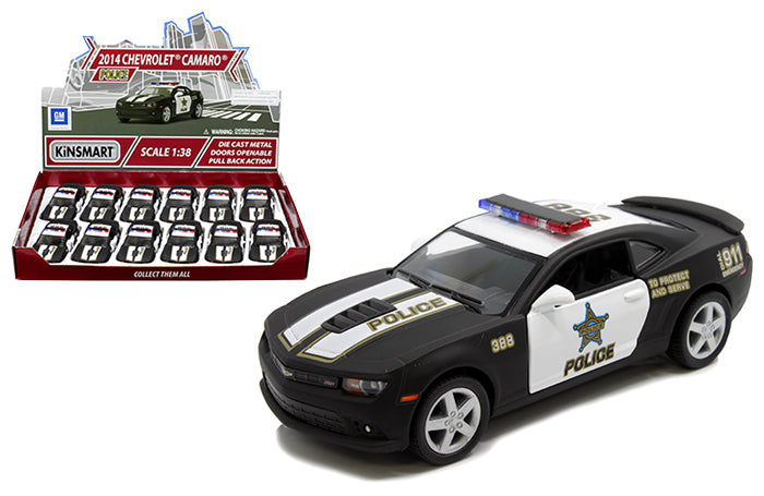 KinSmart KT5383DP 1:32 2014 Chevrolet Camaro Police 5″