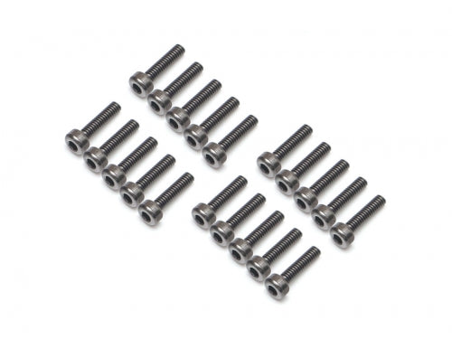 BRPROB-07S ProBuild™ M2x8mm Socket Cap Screw 12.9 Grade Screws (20) Black