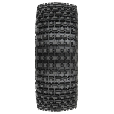 PRO907421 Gladiator Pre-Mounted 1/8 Buggy Tires (2) (Black) (M2) w/Mach 10 Wheel
