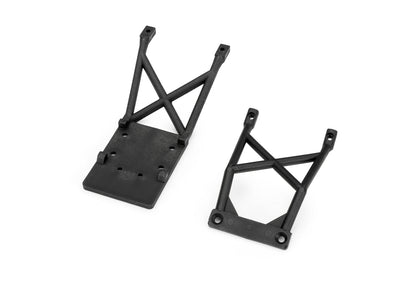 3623-BLK Skid Plates(F&R)Stampede