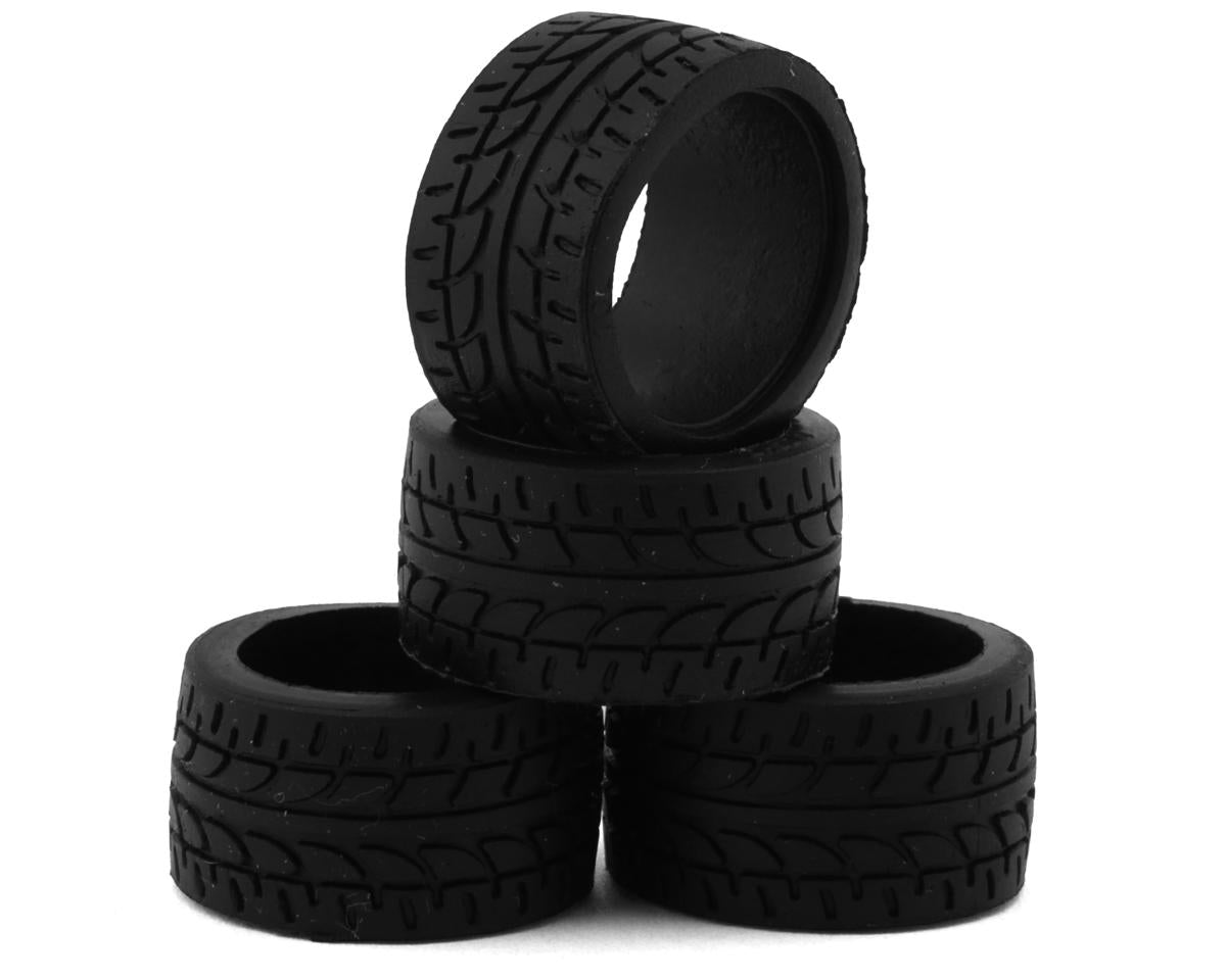 KYOMZW38-10B Kyosho Mini-Z 11mm Wide Racing Radial Tire (4) (10 Shore)
