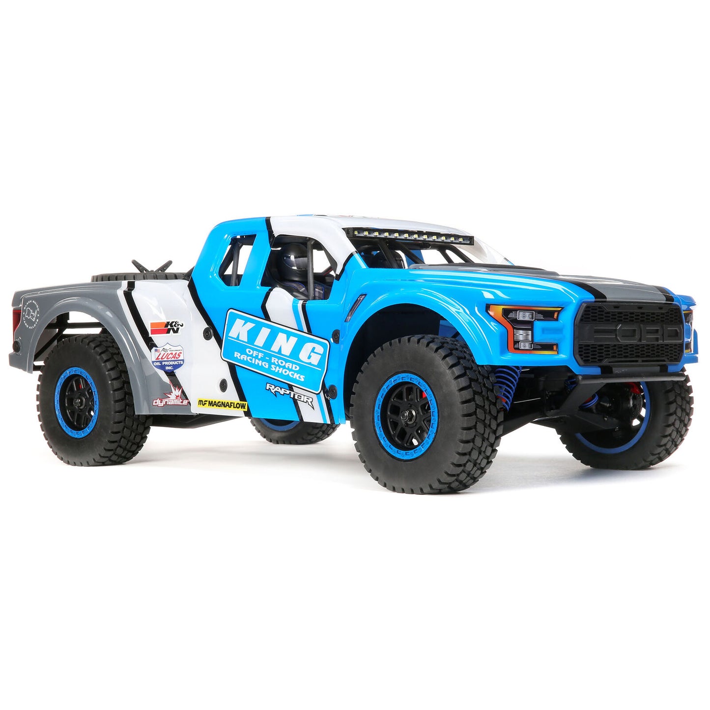 LOS03020V2T1 Baja Rey Ford Raptor 1/10 RTR 4WD Brushless Desert Truck (King Shocks)