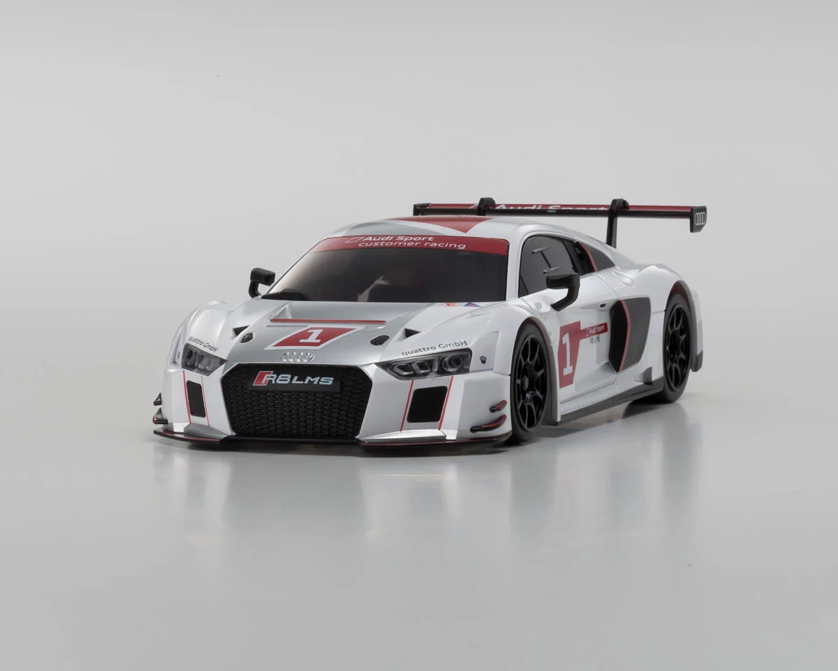 KYO32357AS Mini-Z RWD MR-04 ReadySet Audi R8 LMS 2015-White