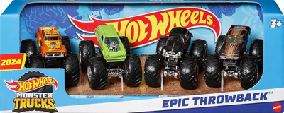 HWHLT73 1:64 Monster Truck 4 Pack