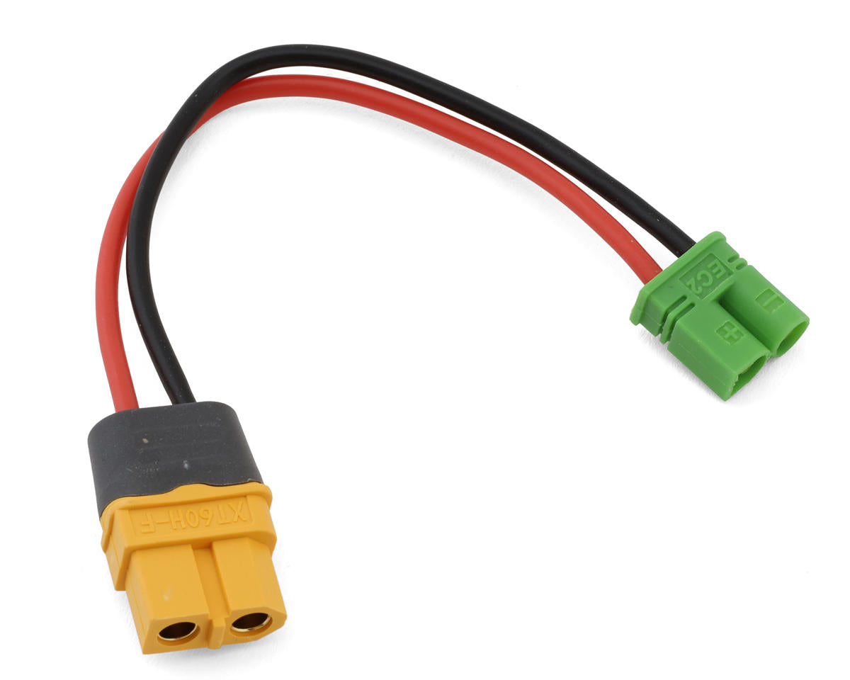 ECP-1530 EcoPower XT60 to EC2 Charge Lead (Female XT60 to Male EC2) (4.5") (14AWG)
