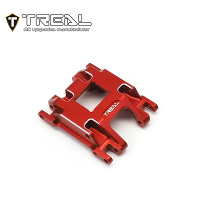 X003KPSYT7 TREAL Aluminum 7075 Center Skid Plate CNC Machined Upgrdes for 1/18 TRX4M-Red