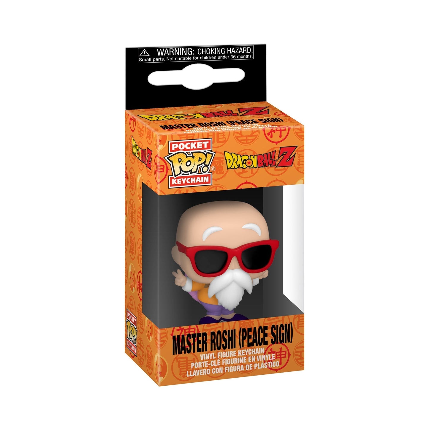 FU54731 Dragon Ball Z Master Roshi Peace Sign Keychain