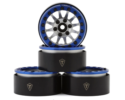 TLHTWHEELS-13 1.9 Beadlocks  - Silver/Blue