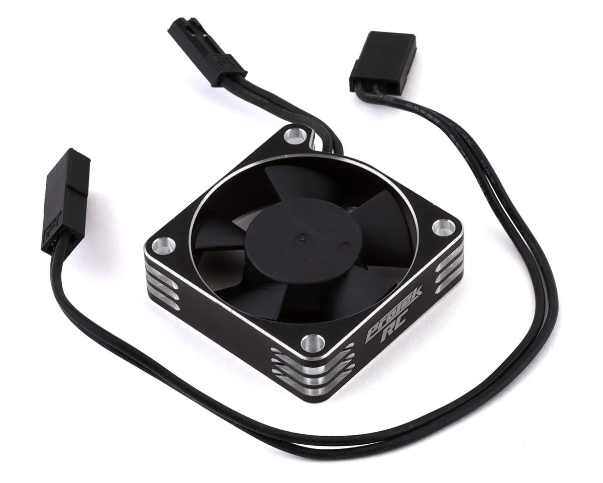 PTK2113 35x35x10mm Aluminum High Speed HV Cooling Fan (Silver/Black)