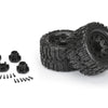 PRO1016810 Trencher HP Belted 2.8" Pre-Mounted Truck Tires (M2) (2) (Black) w/Raid Rear Wheels