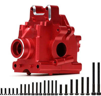 INTC32477RED Alloy Machined Bulkhead Set 1/8 4WD