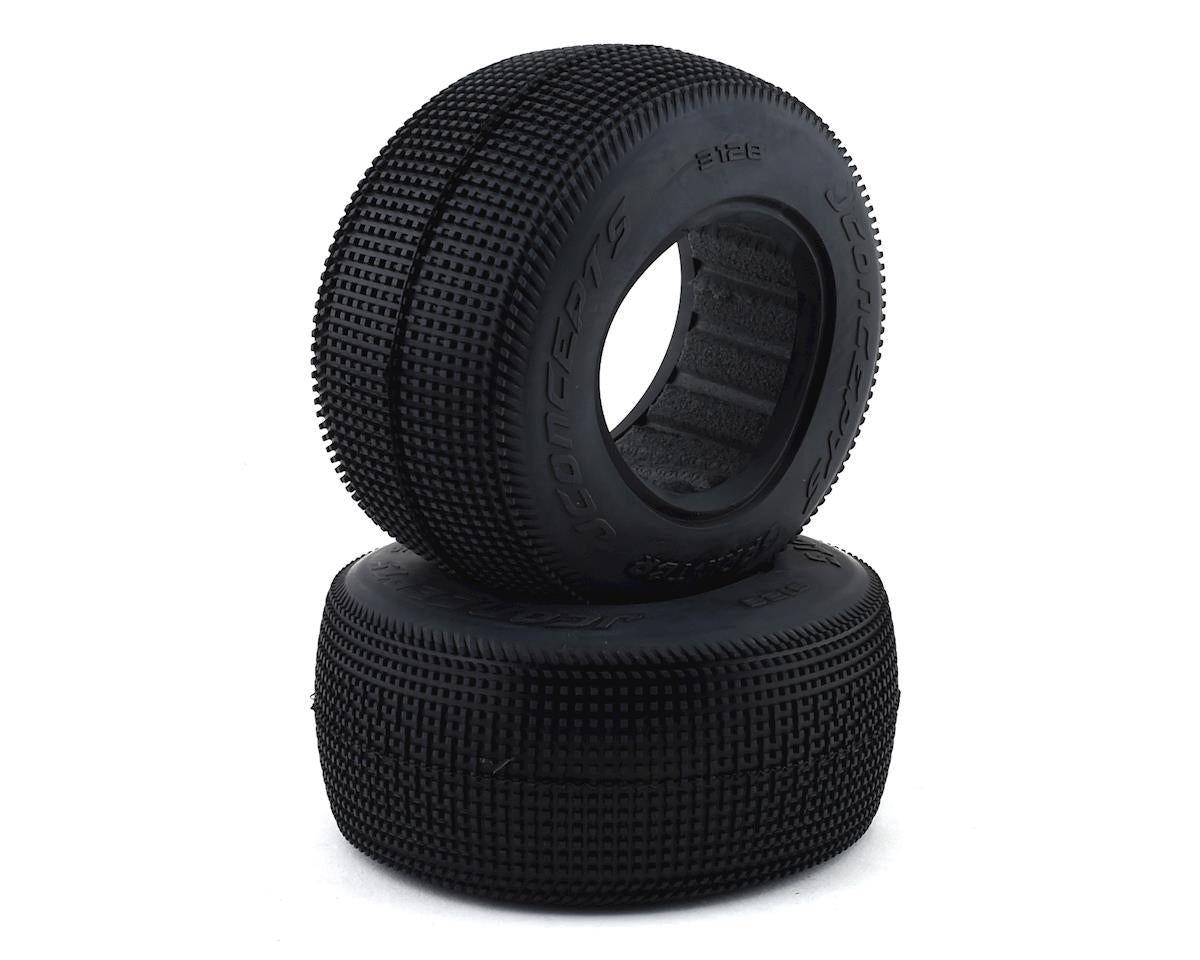JCO3128-02 Sprinter Short Course Dirt Oval Tires (2) (Green)