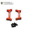 X003KIWZAD TREAL Aluminum 7075 Front and Rear Bumper Mounts Set (F&R) for 1/18 TRX4M-RED