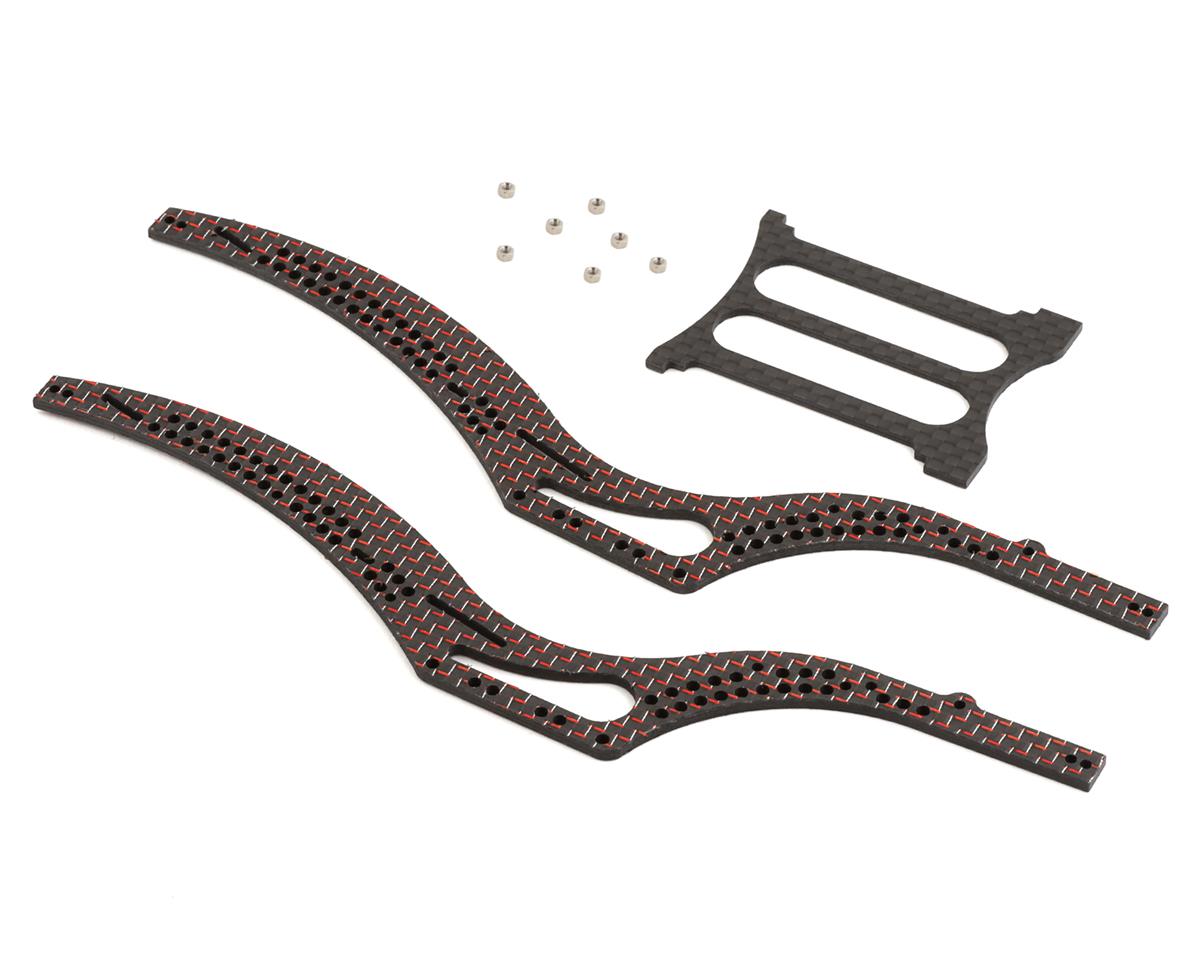 FUR-2084 SCX24 Scythe Carbon Fiber Frame Rails (Red)