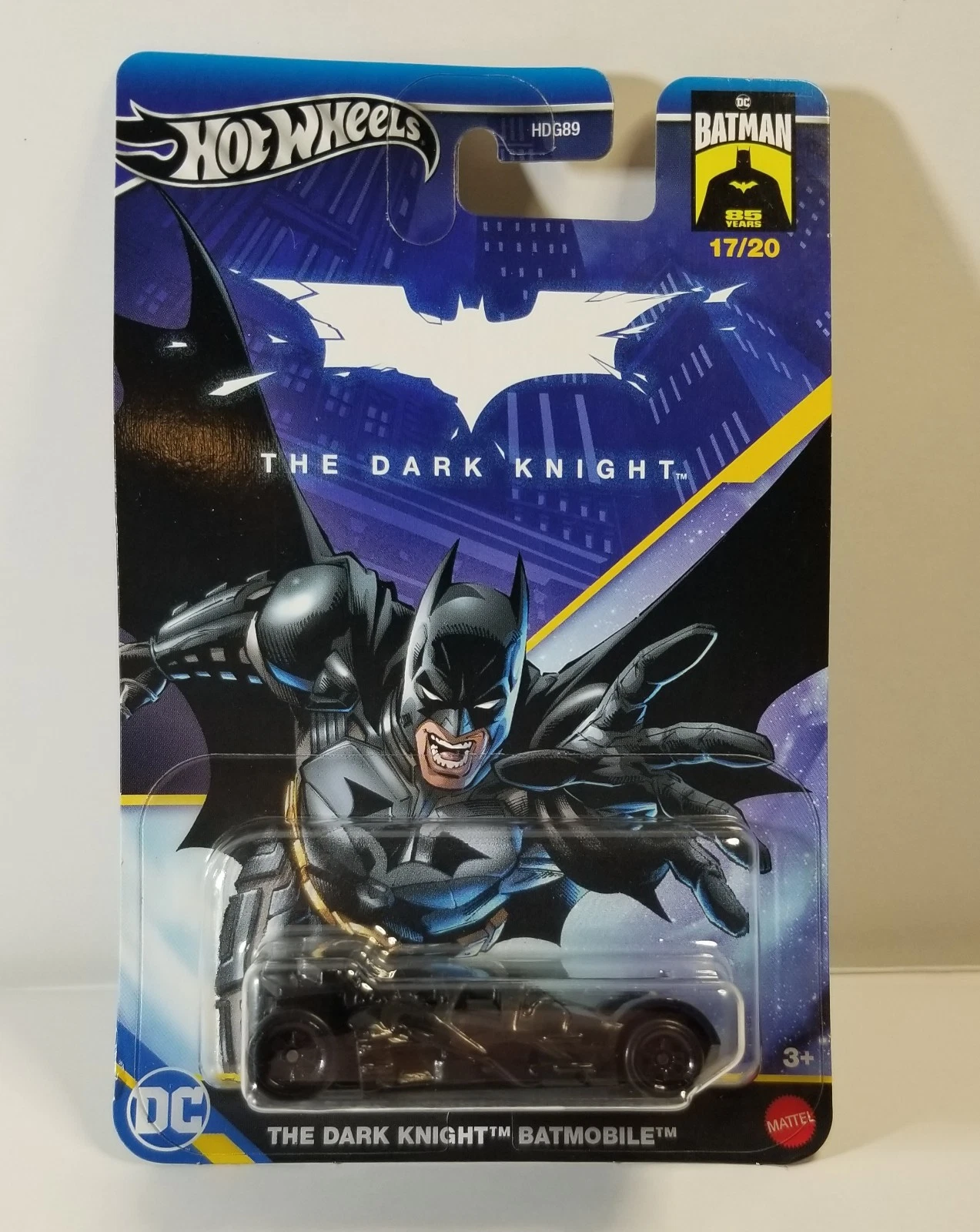 HWHRW32 Hot Wheels Silver Series Batman The Dark Knight Batmobile 17/20