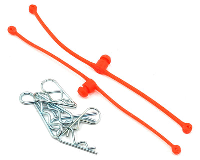 DUB2252 Body Klip Retainers w/Body Clips (Orange)