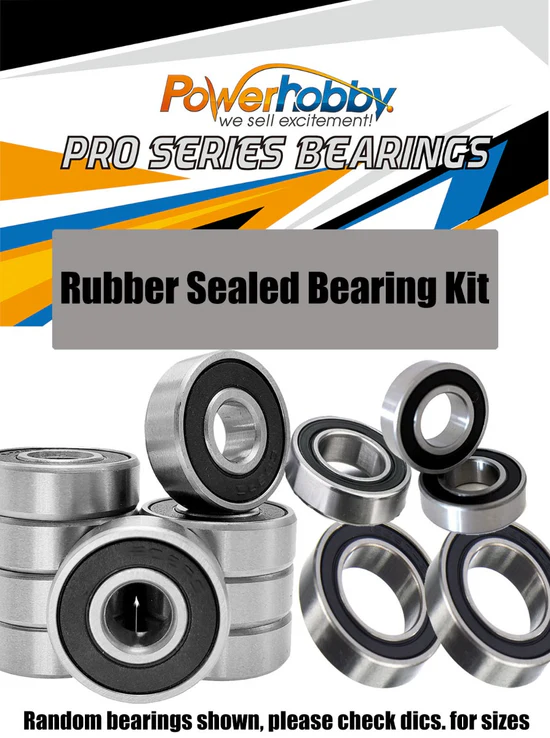 PHB061 PowerHobby Pro Series Rubber Sealed Rubber Sealed Bearing Kit Kyosho Mini-Z