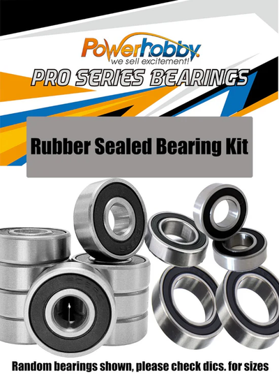 PHB061 PowerHobby Pro Series Rubber Sealed Rubber Sealed Bearing Kit Kyosho Mini-Z