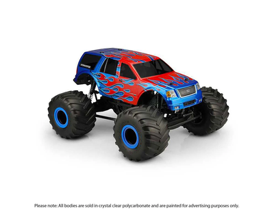JCO0435 2005 Ford Expedition Monster Truck Body (Clear) (12.5" Wheelbase)