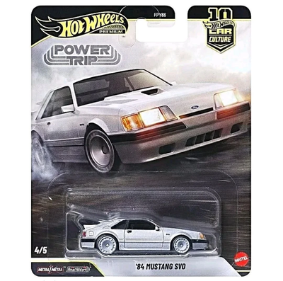 HWJFK31 Hot Wheels Premium Car Culture Power Trip '84 Mustang SVO from FPY86-961R Case