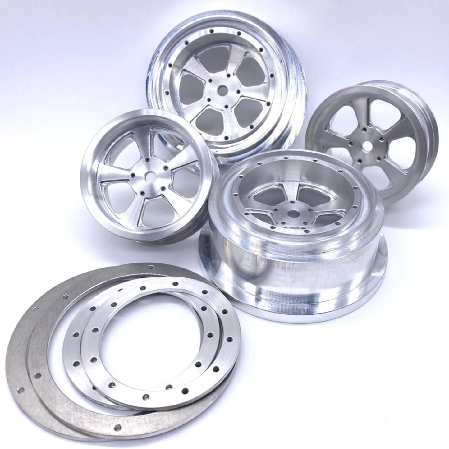 REEFS92 OG MAG Beadlock Drag Wheels (4pcs) w/ Rings & Hardware